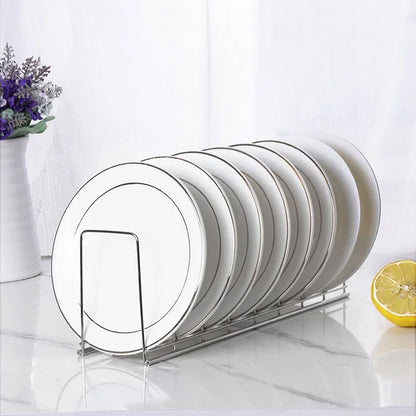2pcs Stainless Steel Dish Drainer Rack Kitchen Sink Storage