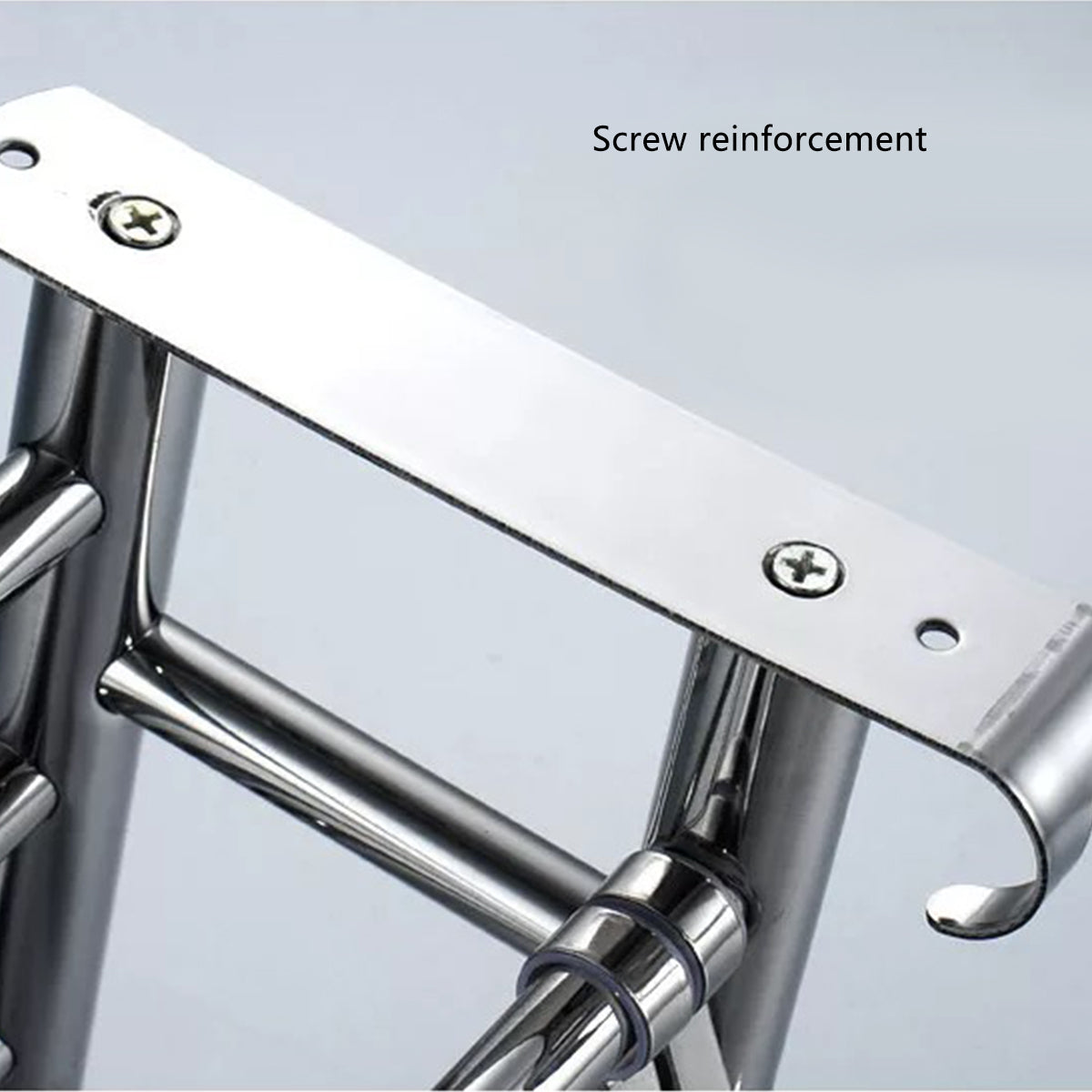 Stainless Steel Wall Mounted Towel Rack Double Layer for Hotel