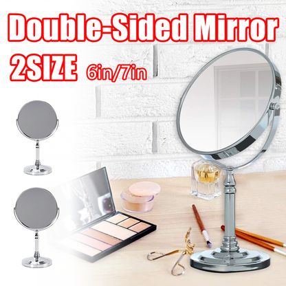 Table Top Vanity Mirror Double Sided with Magnifying Function
