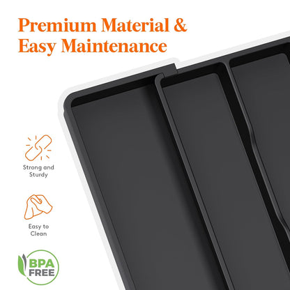 Expandable Cutlery Organizer Adjustable Silverware Drawer Storage Box Tray AU