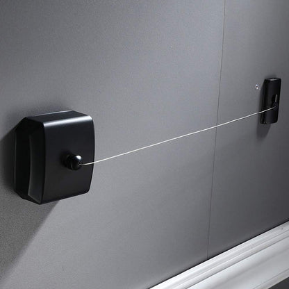 2.8m Length Stainless Steel Wall-Mounted Retractable Invisible Clothesline AU
