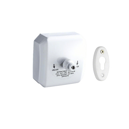 2.8m Length Stainless Steel Wall-Mounted Retractable Invisible Clothesline AU