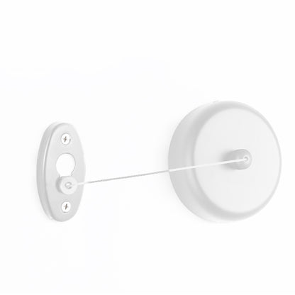 2.8m Length Stainless Steel Wall-Mounted Retractable Invisible Clothesline AU