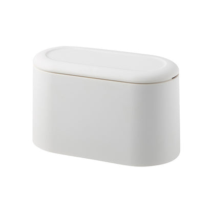 Desktop Wastebasket Organizer Small Trash Bin Compact Wastebasket for Office Use