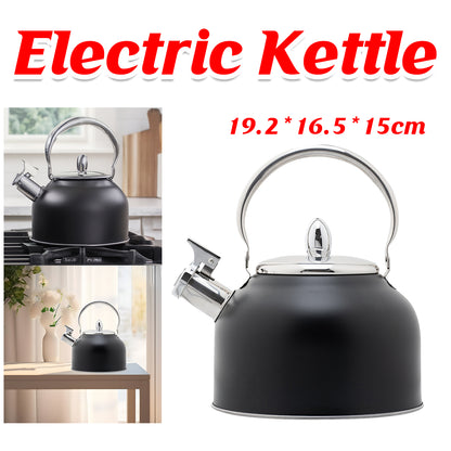 Stainless Steel Whistling Kettle with Foldable Handle for Home Kitchen