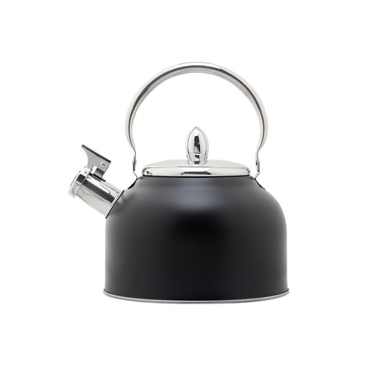 Stainless Steel Whistling Kettle with Foldable Handle for Home Kitchen