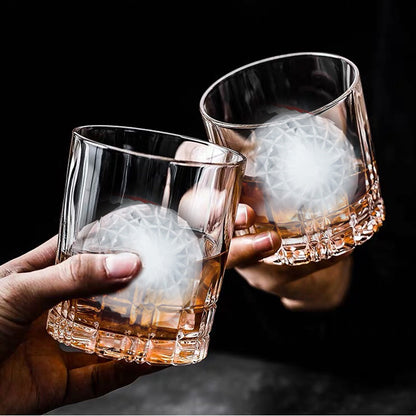 2pcs Silicone Ice Cube Tray Round and Square Ball Mold Set