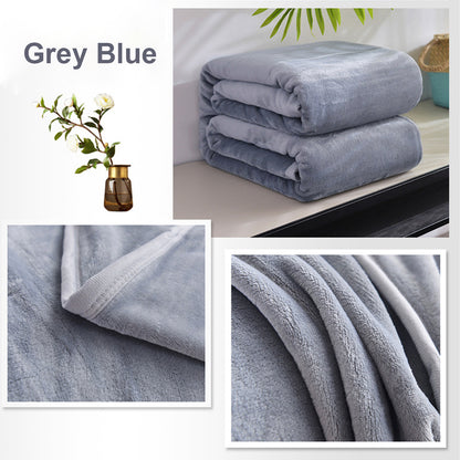 Soft Winter Flannel Blanket for Office Home Lunch Break Warm Cozy Throw Blanket