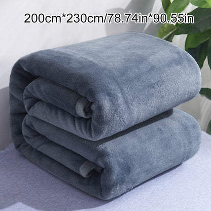 Soft Winter Flannel Blanket for Office Home Lunch Break Warm Cozy Throw Blanket
