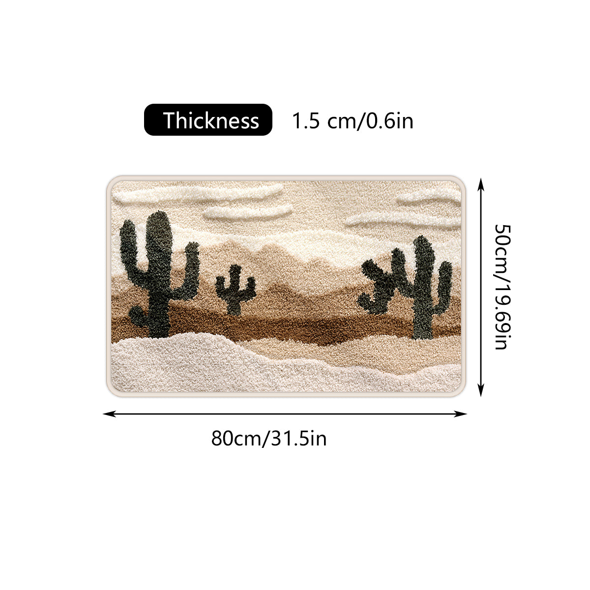 Nonslip Absorbent Door Mat Shower Bathroom Flocking Foot Mat Modern Simple Style