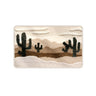 80x50cm Flocked Bath Mat with Absorbent Pile — Desert