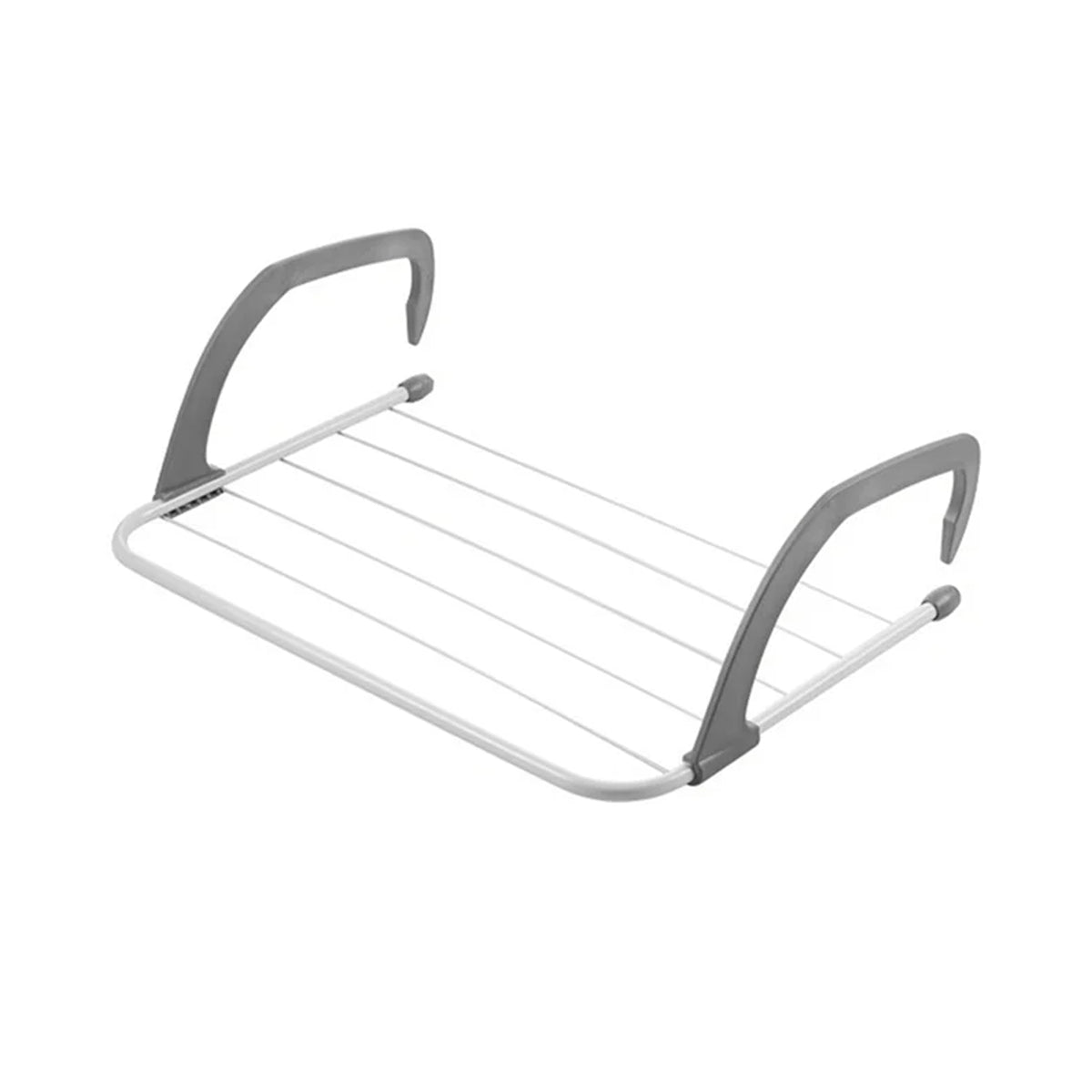 2 Pcs Foldable Drying Rack with Adjustable Hooks – Product View 2