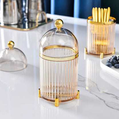 Gold Fruit Fork Set for Hotel Dining Service