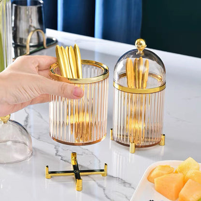 Gold Fruit Fork Set for Hotel Dining Service