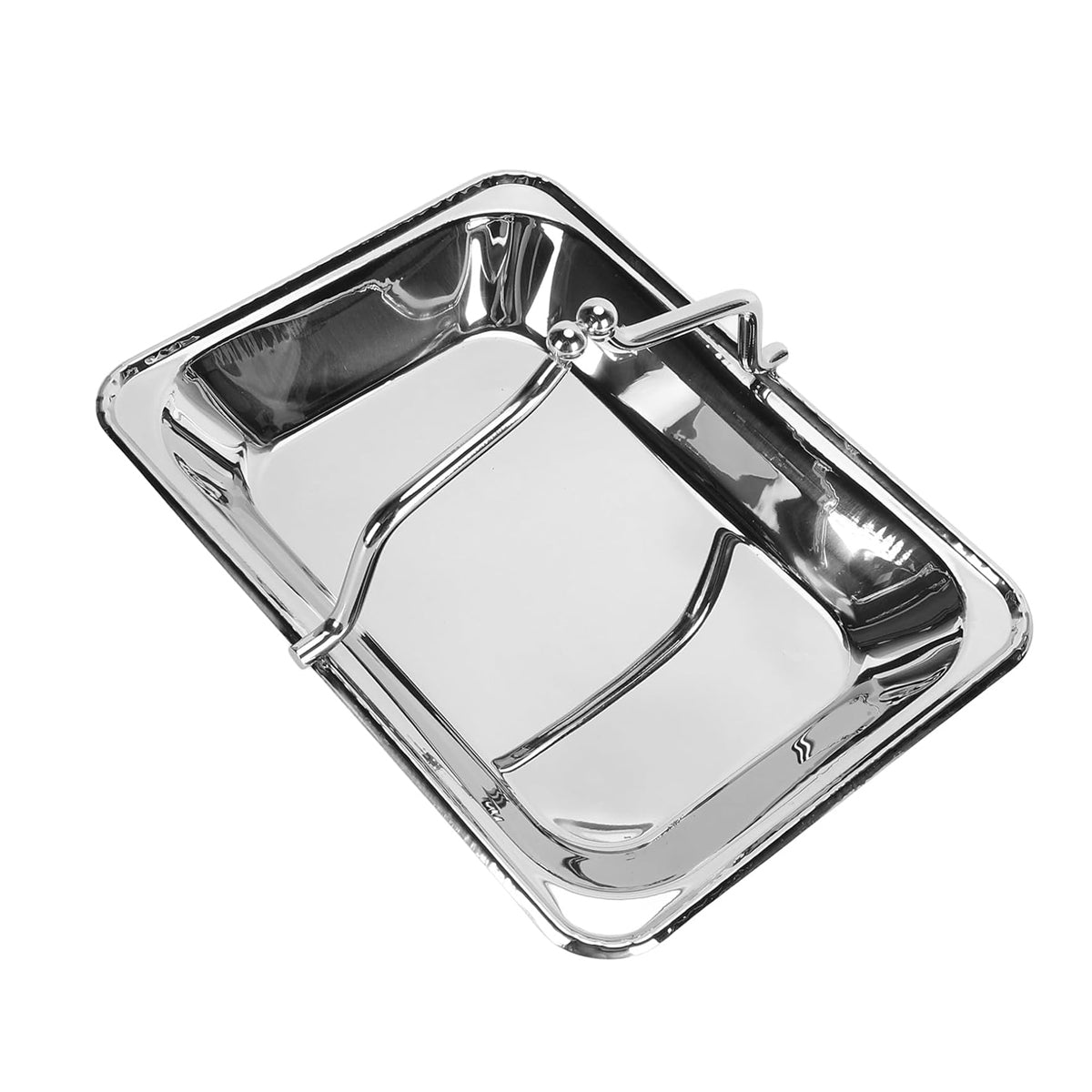 Stainless Steel Serving Basket with Handles for Hotel