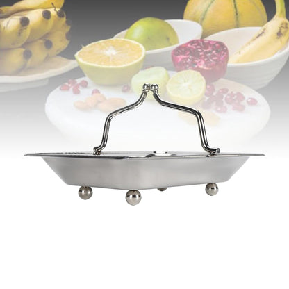 Stainless Steel Serving Basket with Handles for Hotel
