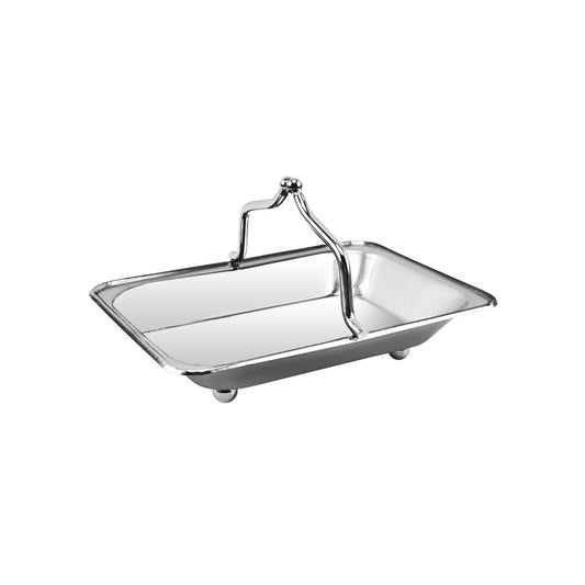 Stainless Steel Serving Basket with Handles for Hotel