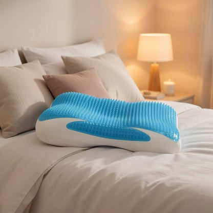Gel Memory Foam Pillow with Slow Rebound Core – Product View 4