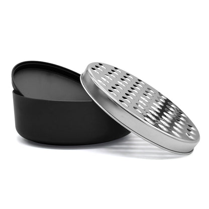 Stainless Steel Kitchen Cheese Grater with Container Storing Fruits Cheese Box
