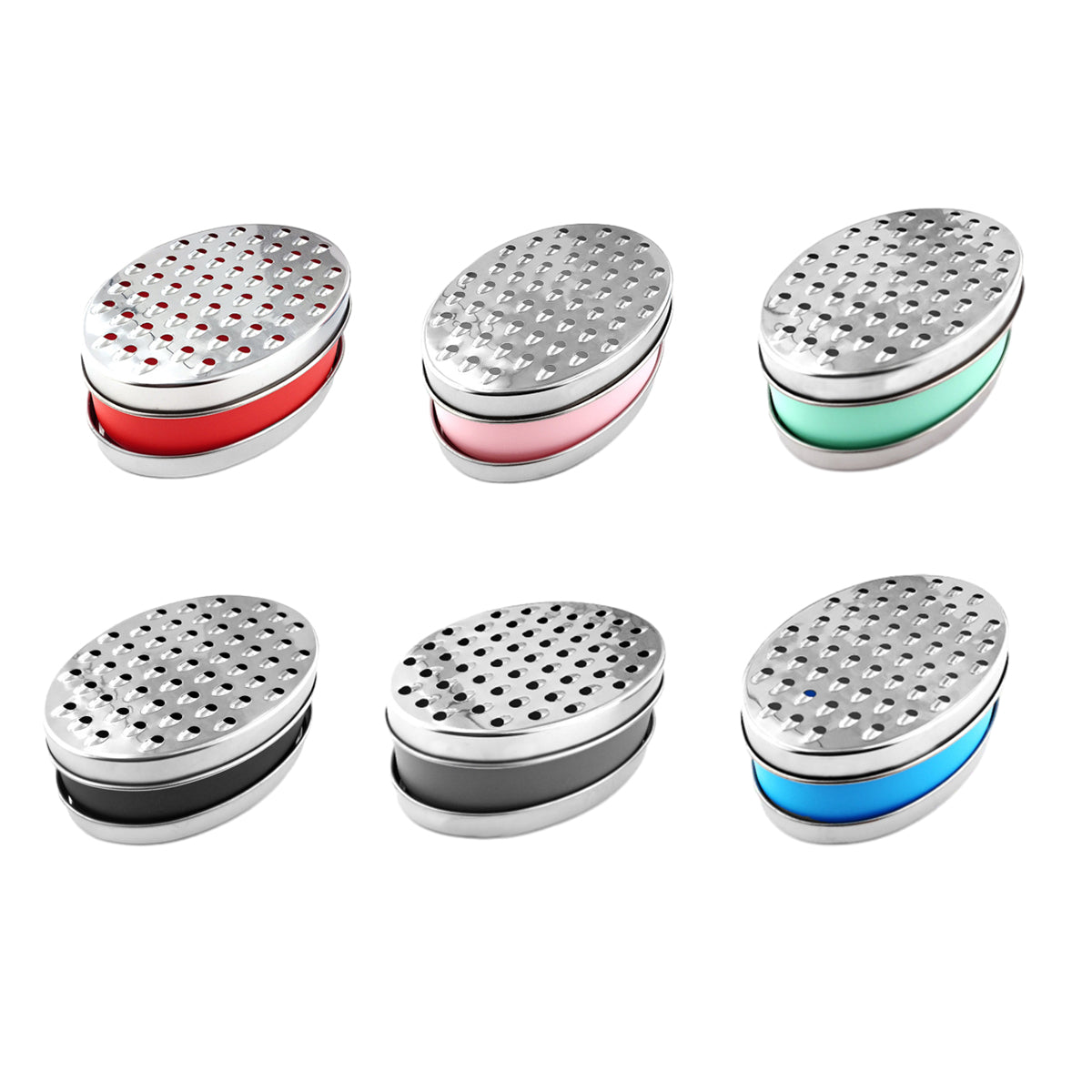 Stainless Steel Kitchen Cheese Grater with Container Storing Fruits Cheese Box