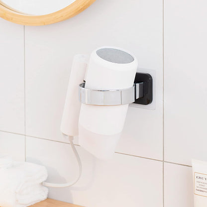 Hair Dryer Holder Rack Sturdy Wall Mount Toilet Bathroom Steel Stand Storage AU