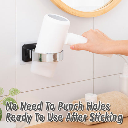 Hair Dryer Holder Rack Sturdy Wall Mount Toilet Bathroom Steel Stand Storage AU