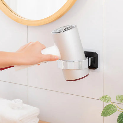 Hair Dryer Holder Rack Sturdy Wall Mount Toilet Bathroom Steel Stand Storage AU