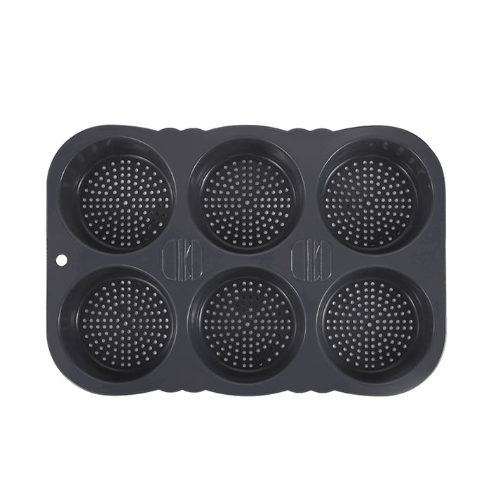 Silicone Bun Baking Pan with Six Cavities