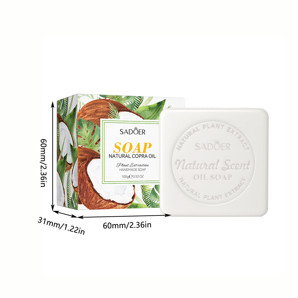 5 Pcs Guest Soap Bars in 2 Scent Options – Product View 3