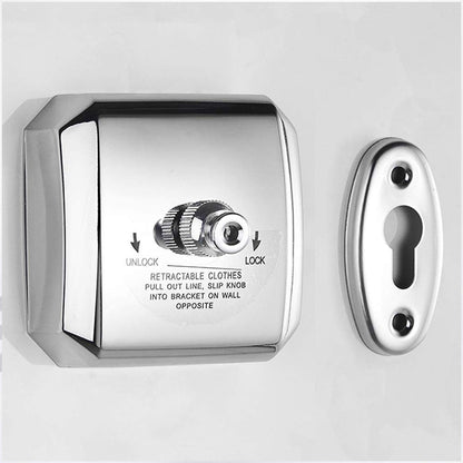 2.8m Retractable Indoor Clothesline Stainless Steel Wire Mount