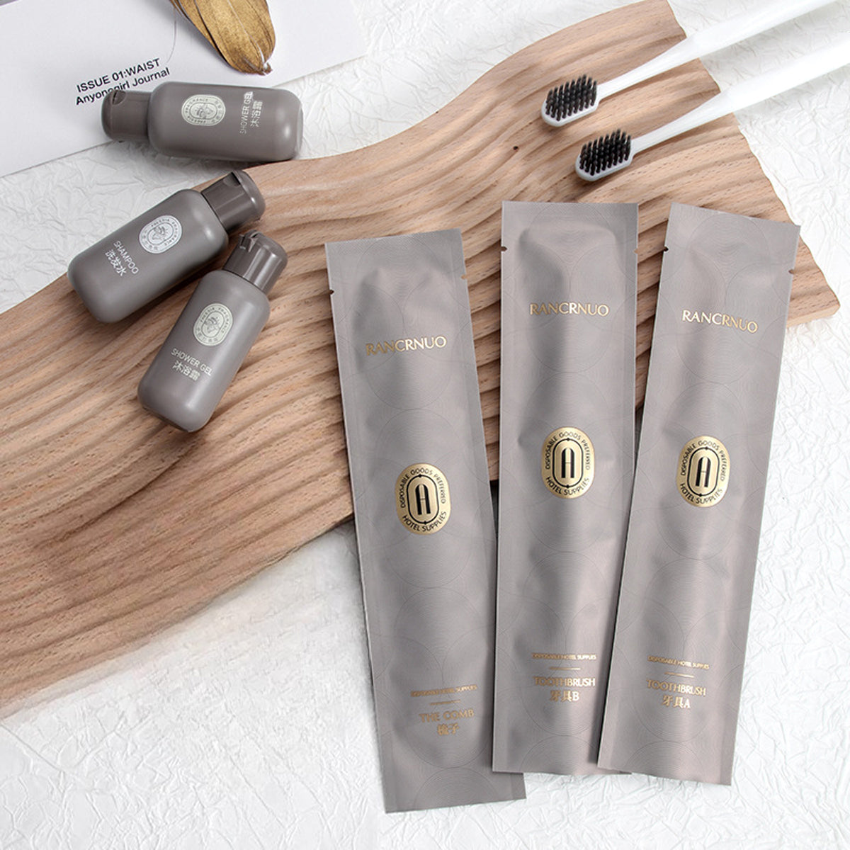 Travel Size Hotel Toiletries Shampoo Soap Disposable Set