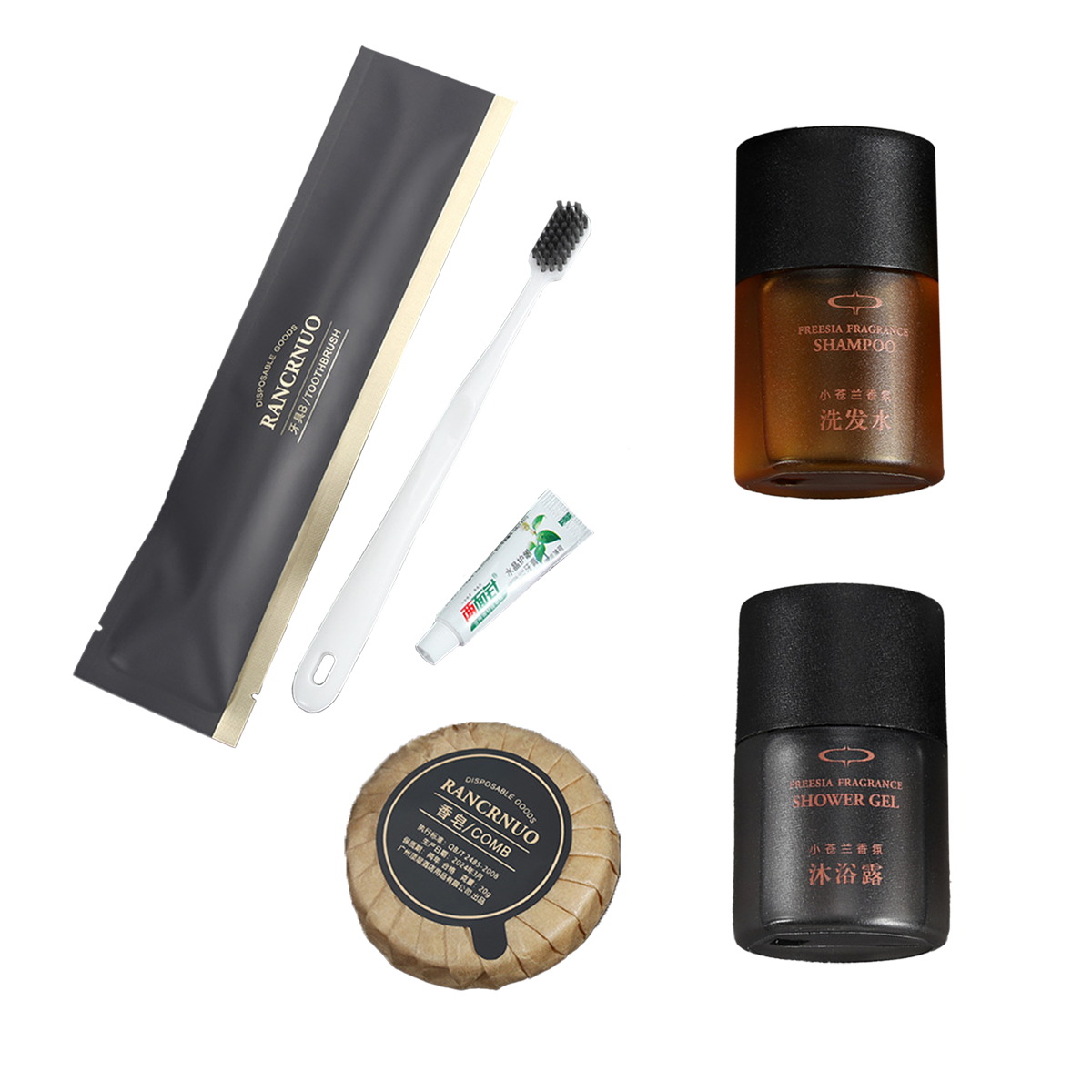 Hotel Guest Toiletries in 4 Amenity Options