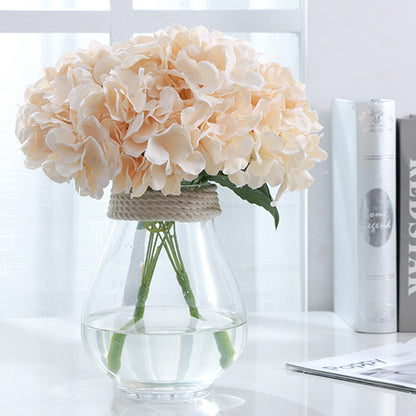 Artificial Hydrangea Bouquet 3pcs Silk Flowers Home Wedding Decor