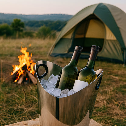 Stainless Steel Ice Bucket for Wine and Champagne Service