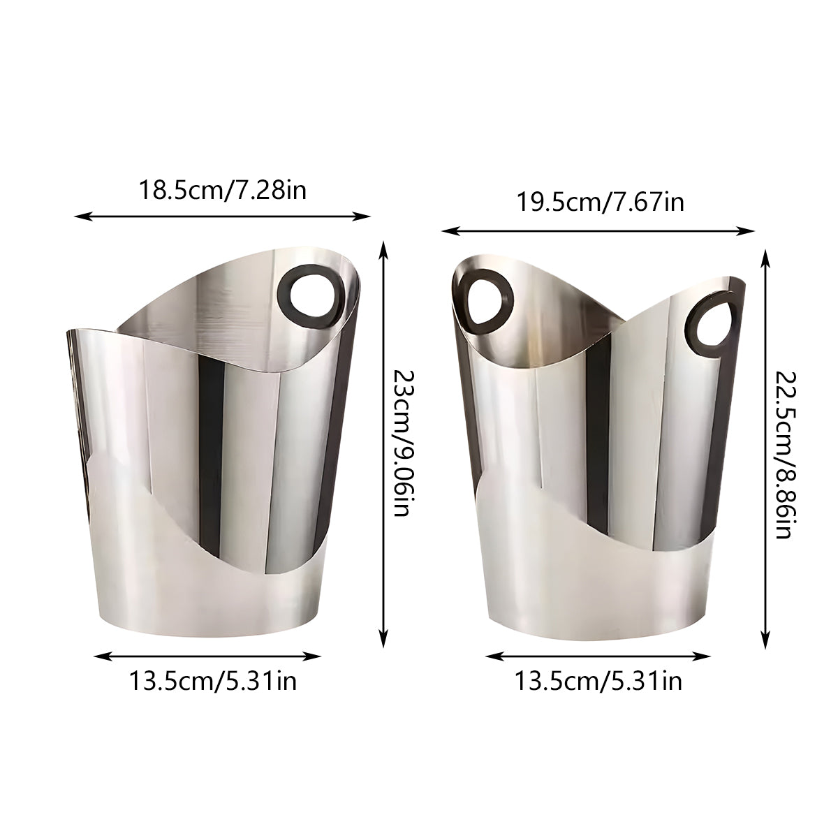 Stainless Steel Ice Bucket for Wine and Champagne Service