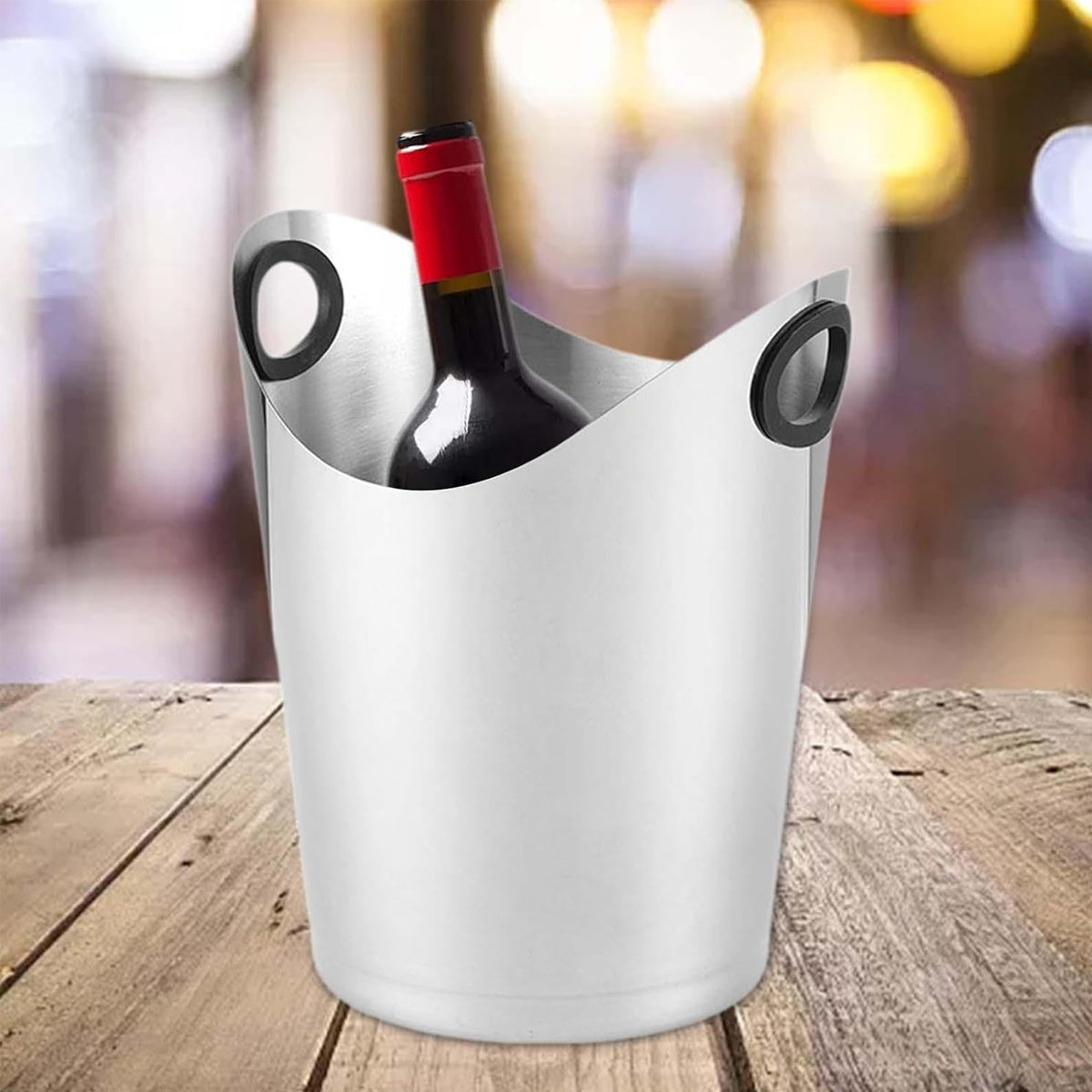 Stainless Steel Ice Bucket for Wine and Champagne Service
