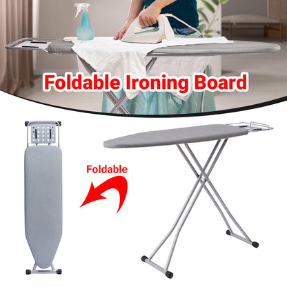 Foldable Ironing Board Portable Laundry Iron Table for Home and Hotel
