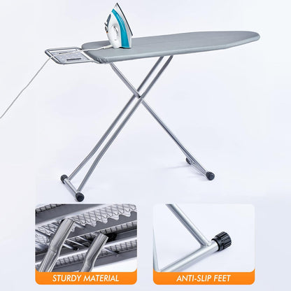 Foldable Ironing Board Portable Laundry Iron Table for Home and Hotel