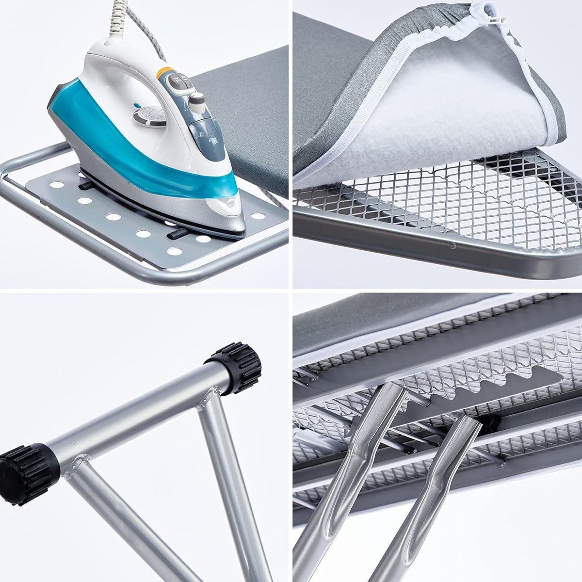 Foldable Ironing Board Portable Laundry Iron Table for Home and Hotel