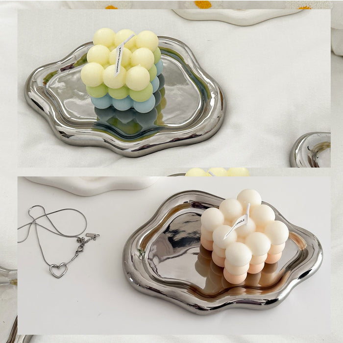 2 Pcs Ceramic Jewellery Trays for Display