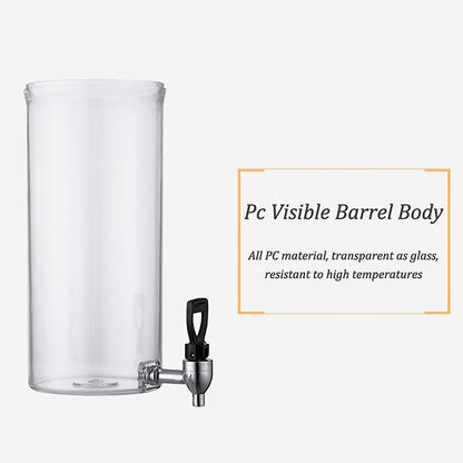 3L Multi Head Juice Dispenser Stainless Steel Cold Hot Beverage Server Machine