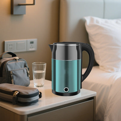 Home Smart Stainless Steel Electric Kettle 2L Double Layer Anti Scald Safe AU
