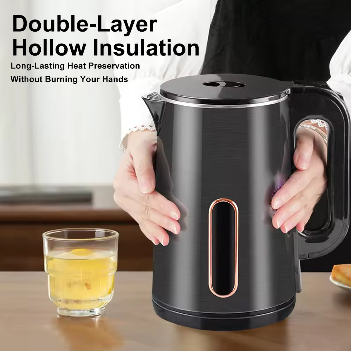 Electric Boiling Kettle Home Hotel Hot Water Kettle Automatic Power Off Safe