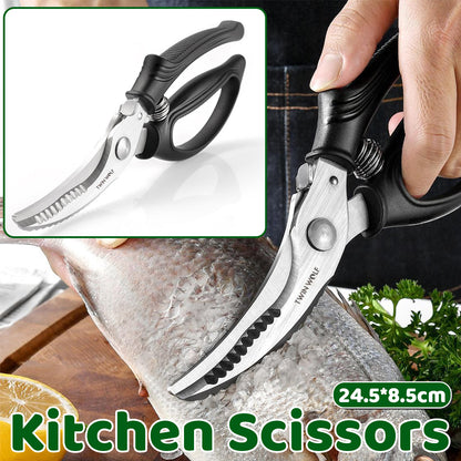 Kitchen Scissors Shears Multi-Purpose Stainless Steel Sharp Chicken Bone