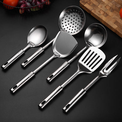 Stainless Steel Thickened 7PC Kitchen Utensils Set Heat Resistant Cooking Tools