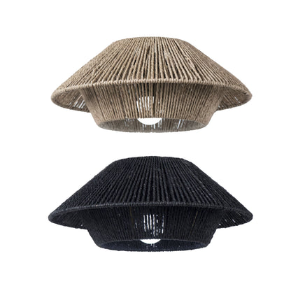 Hand Woven Paper Rope Lampshade Vintage Pendant Cover