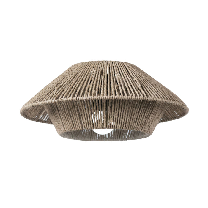 Paper Rope Lamp Shade with Open Cone Shape