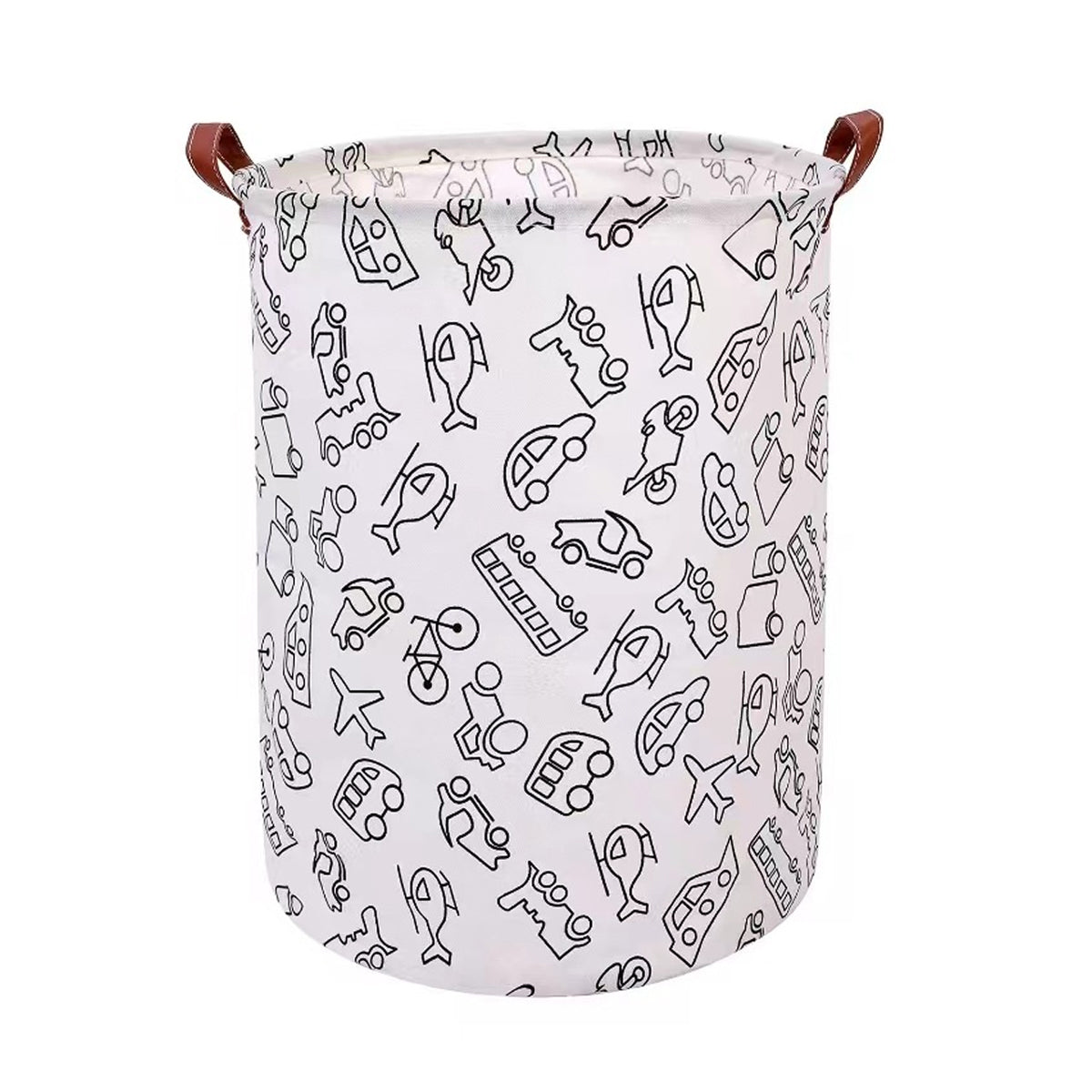Foldable Waterproof Laundry Basket with Reinforced Handles