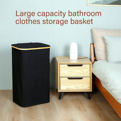 Laundry Basket Large with Lid and Removable Washable Inner Bag