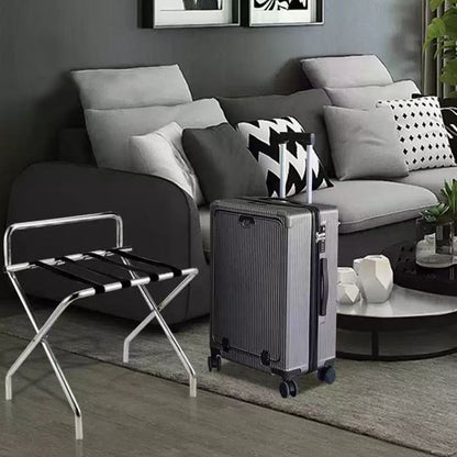 Stainless Steel Foldable Luggage Rack for Guest Rooms